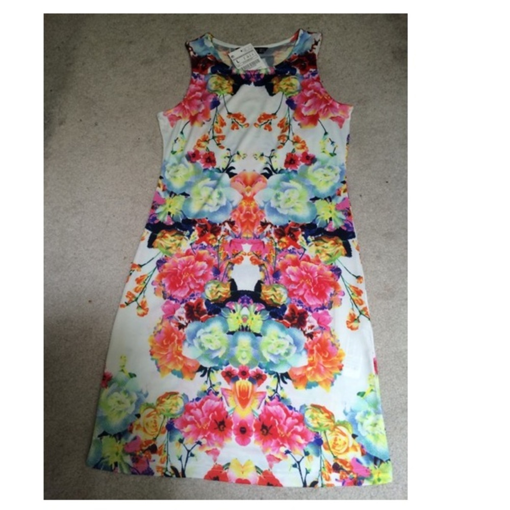 floral beautiful shift dress flowers - Picture 2 of 7